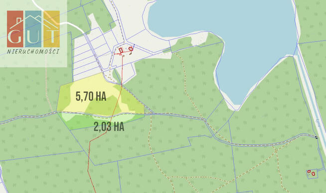 Działka rolno-budowlana Brąswałd gm. Dywity