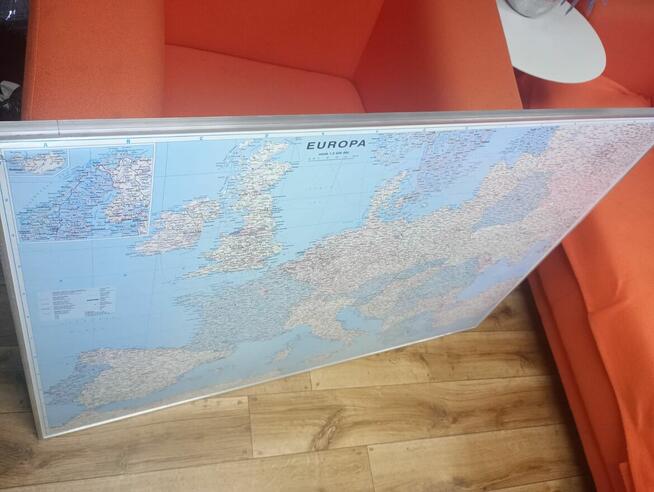 Mapa Europy skala 1:3 500 000 Mapy Europy do biur szkół