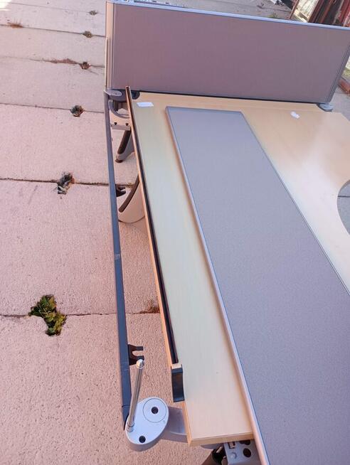 Biurko narożne 160x80x66 praca zdalna dom biuro STEELCASE