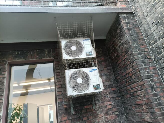 Montaż siatek przeciw ptakom