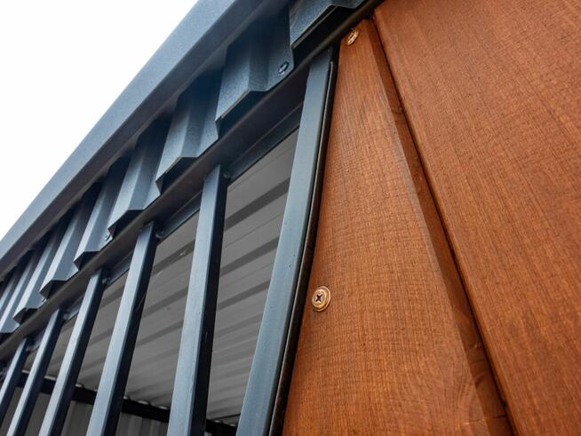 Kojec Klatka dla Psa Psów Wzmocniona z Podłogą Buda Dachem