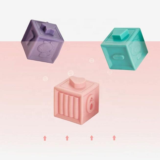 WOOPIE BABY Klocki Sensoryczne Układanka do Ściskania Dźwięk