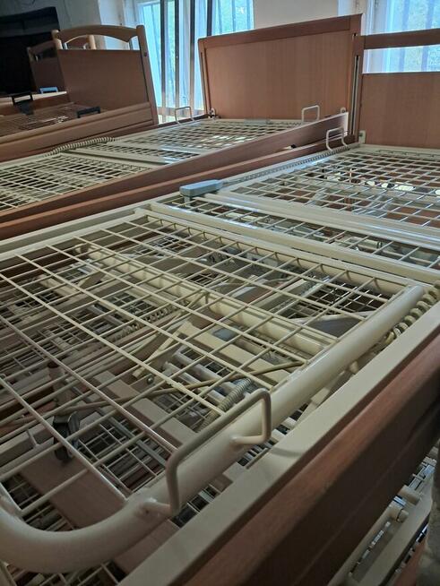 Tarnów Łóżko drewniane rehabilitacyjne na pilota medyczne