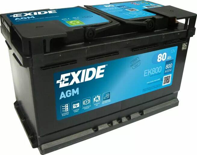 Akumulator Exide AGM start&stop EK800 80Ah 800A EN Gdynia Po