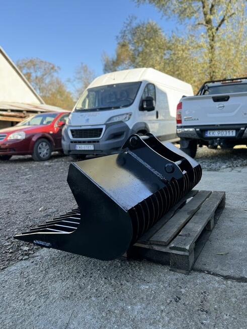 Łyżka skarpowa ażurowa, grabie 150cm 5,5-7t