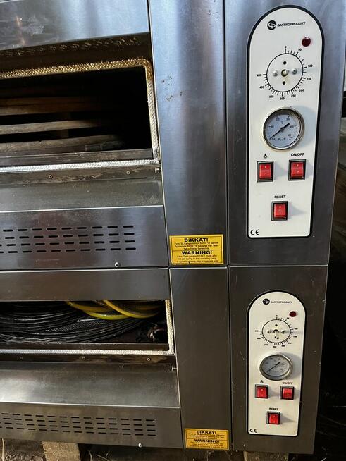 Syndyk sprzeda piec do pizzy gazowy 2-komorowy 8x30cm DIAV