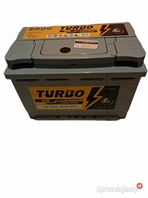 Akumulator TURBO EFB START&STOP 70Ah 600A P+ Wysoki L3