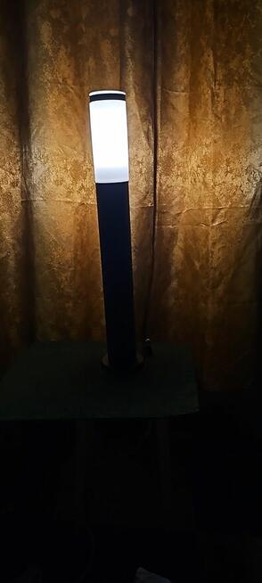 Lampa stojąca Inox - ogrodowa 1-punktowa czarna ST 022-650 B