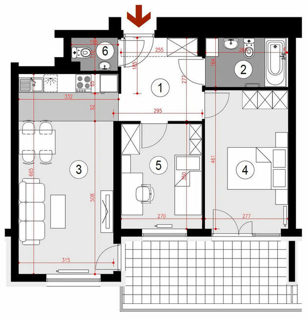 loggia, przynależne miejsce post.