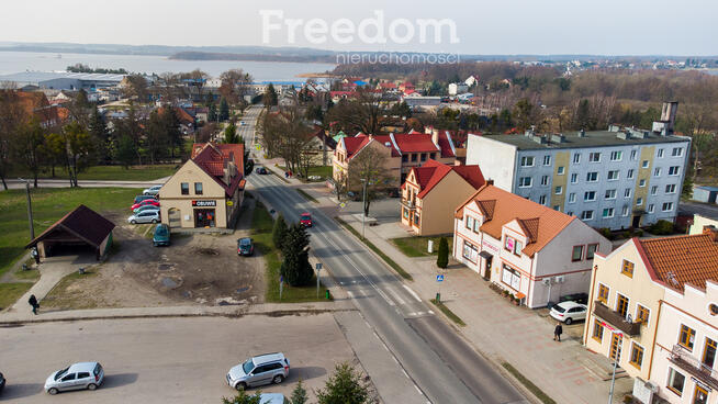 Mazury Zalewo budynek mieszkalno-usługowy.