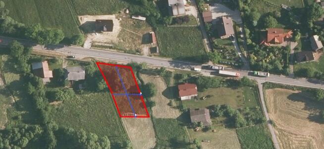 Kocoń - atrakcyjna działka przy drodze DW 946