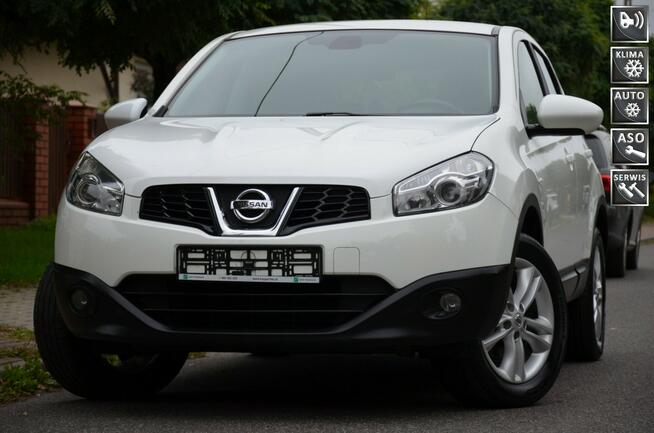 Nissan Qashqai Biały Opłacony 2.0i 16V Lift Serwis Alu Gwarancja