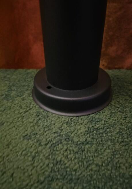 Lampa stojąca Inox - ogrodowa 1-punktowa czarna ST 022-650 B