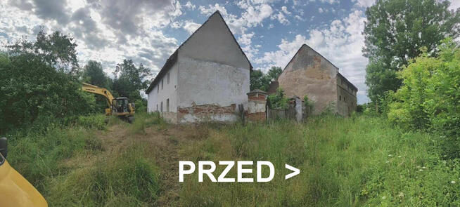 Rozbiórki domów , stodół , wyburzenia