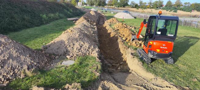 Usługi minikoparką