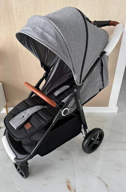 Nowy wózek dziecięcy KINDERKRAFT Grande Plus Szary