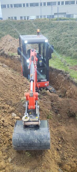 Usługi minikoparką