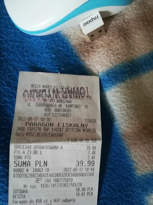 Myszka bezprzewodowa