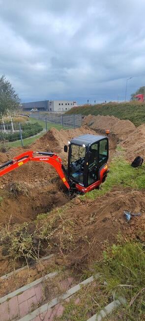 Usługi minikoparką