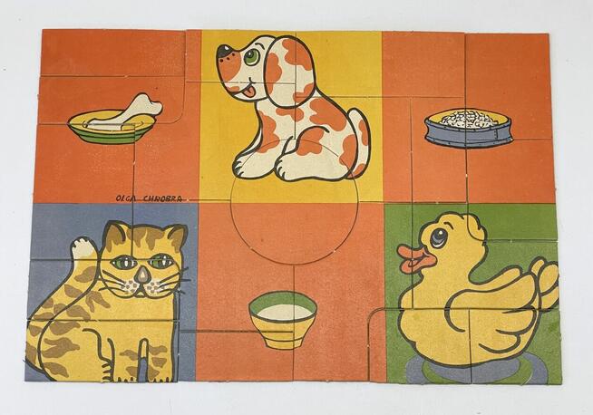 Nowe puzzle układanka z lat 60-70 WUSP