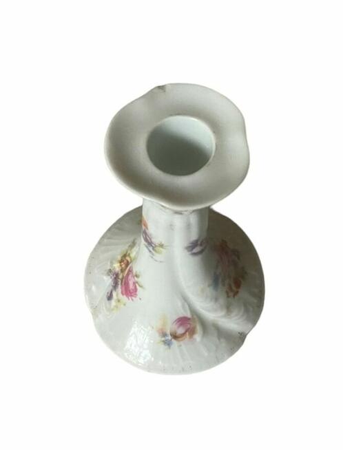 Świecznik porcelanowy, F. Gardner (1870-1890) Werbiłki