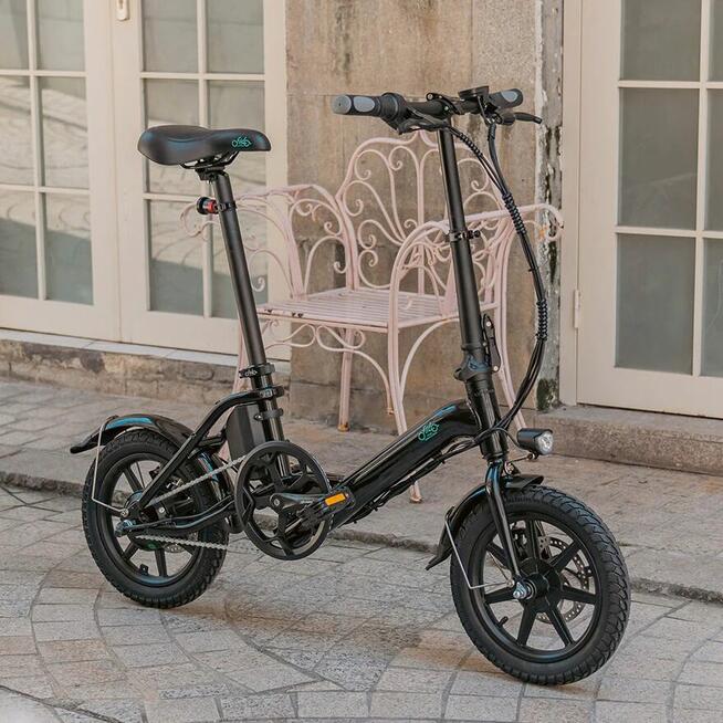 Fiido D3 Pro składany mini ebike 17.5kg 7,8Ah 250W do 60KM