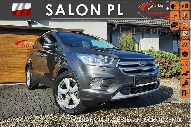 Ford Kuga serwis ASO, panorama dach, nawigacja, skóra