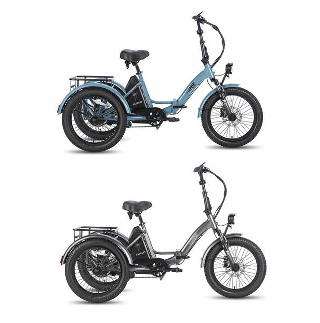 NOWOŚĆ Fafrees F20 Mate Trzykołowy trajka 500W 48V 18.2Ah 75