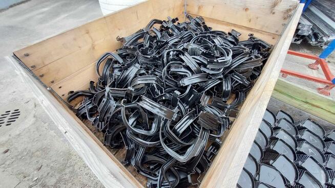 Rynny metalowe głebokie 2 gatunek kolor czarny