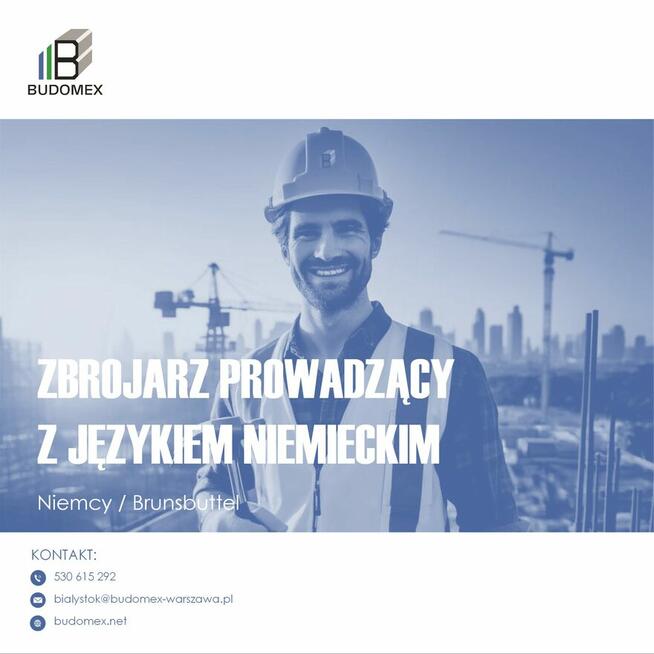 ZBROJARZ PROWADZĄCY z językiem niemieckim Niemcy/Brunsbuttel