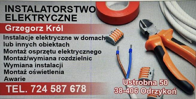 Instalacje elektryczne/szybkie terminy realizacji 724587678