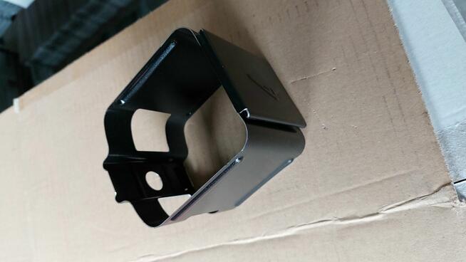 Rynny metalowe głebokie 2 gatunek kolor czarny