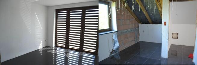 Nieruchomość zabudowana dwoma domami w zabudowie szeregowej