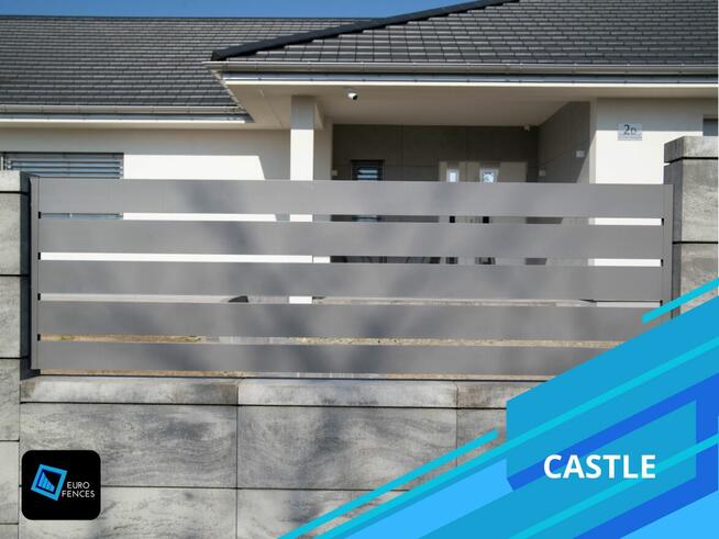 Nowoczesne ogrodzenia aluminiowe pionowe i poziome