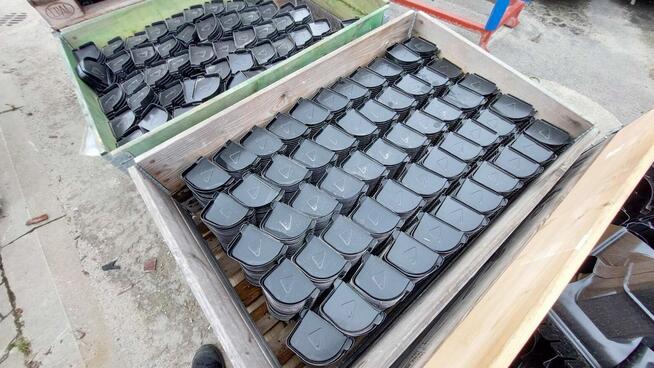 Rynny metalowe głebokie 2 gatunek kolor czarny