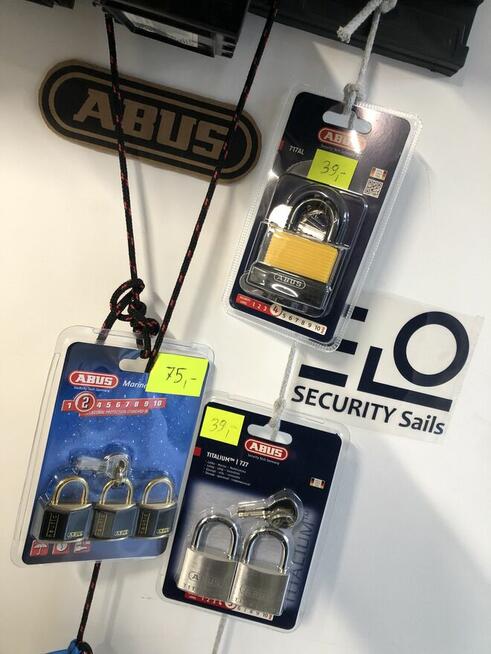 ELO SECURITY Sails . Kłódki na jeden klucz . Zabezpieczenia
