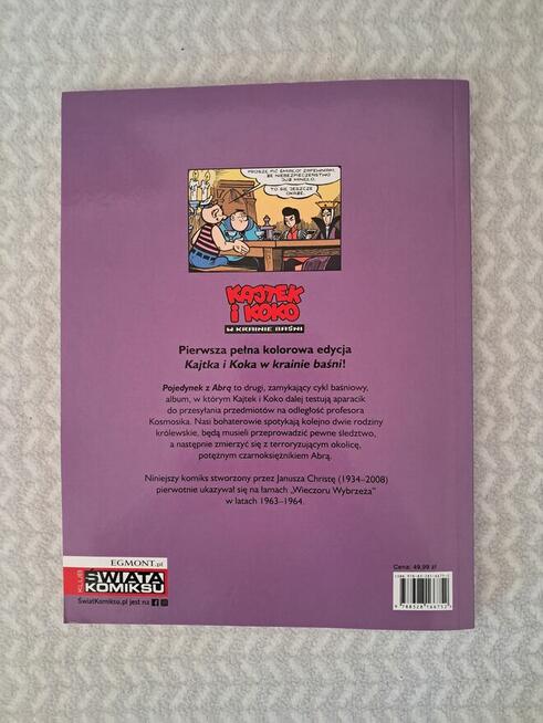 Książka-komiks „Kajtek i Koko–Pojedynek z Abrą” J.Christa