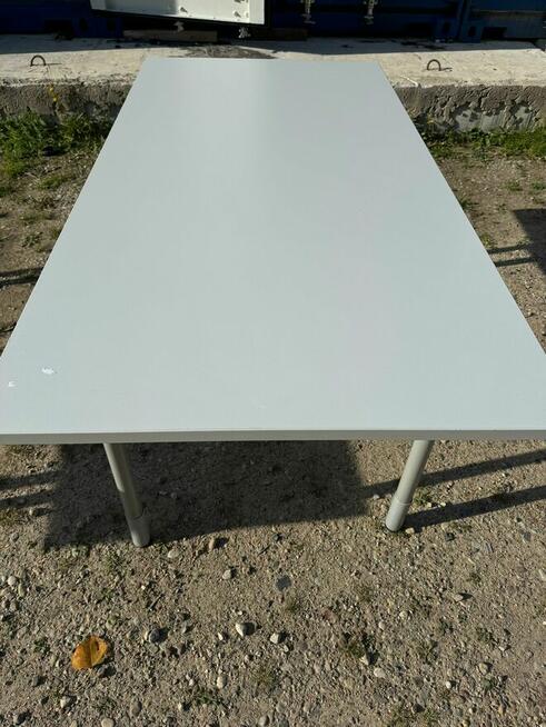 Stół konferencyjny szary 160x80 stoły konferencyjne do biur