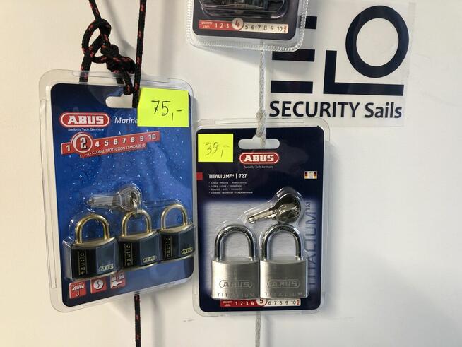 ELO SECURITY Sails . Kłódki na jeden klucz . Zabezpieczenia