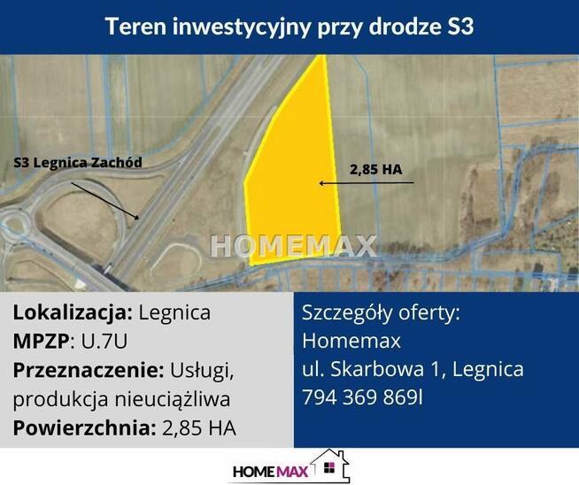 Działka inwestycyjna Legnica