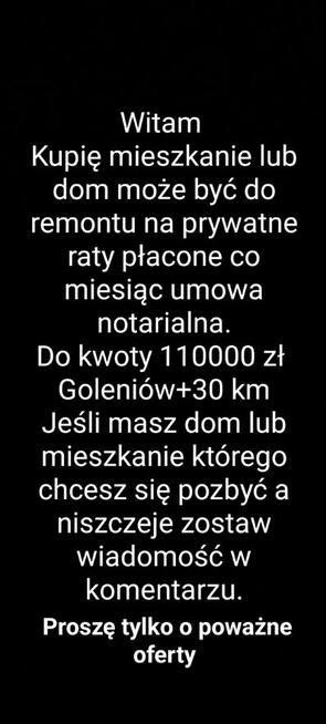 Kupię Na Prywatne Raty dom/mieszkanie