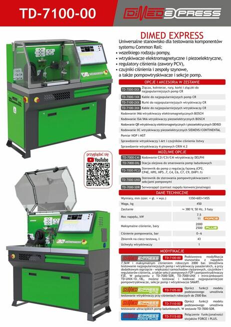 Uniwersalny stół probierczy