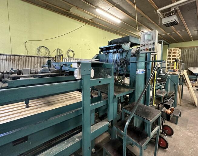 LG - linia do montazu/zbijania palet jednorazowych i EURO