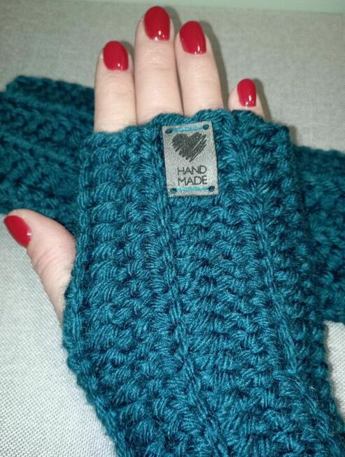 Mitenki rękawiczki bez palców