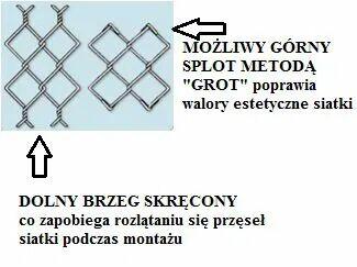 Siatka pleciona ogrodzeniowa ocynkowana fi 3,0 - PRODUCENT