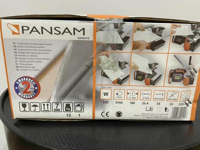 Przecinarka do płytek glazurniczych z tarczą diamentową