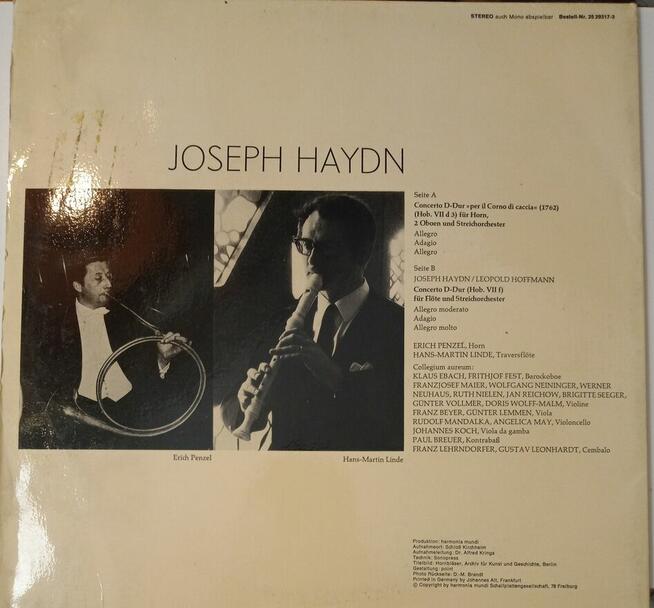 Płyta winylowa Joseph Haydn