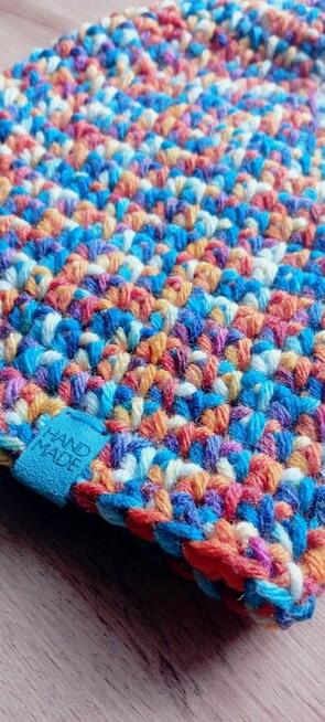 Czapka typu smerfetka + komin multikolor