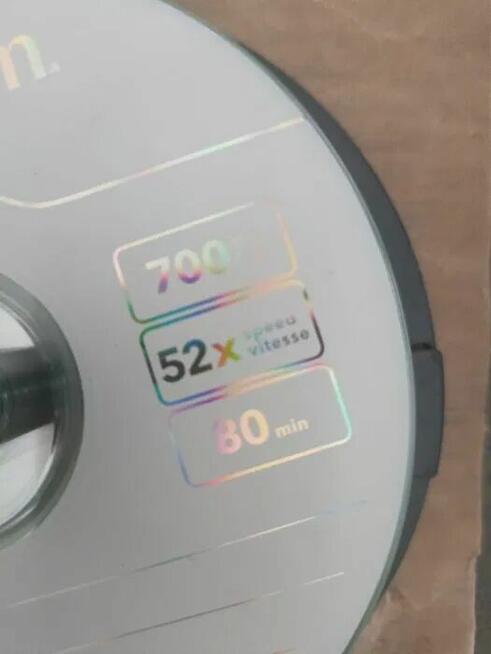 Płyty CD-R z etui plastikowym 80 min - 18 szt