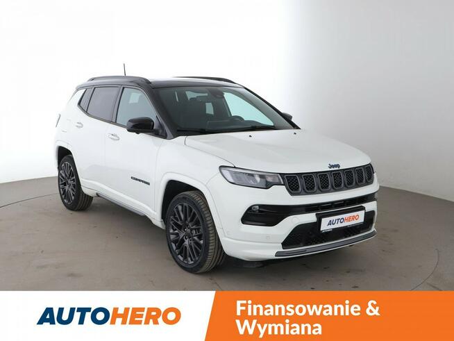 Jeep Compass FV23 4x4 PHEV S Panorama Grzane Wentylowane Fotele Skóra Kamera Navi